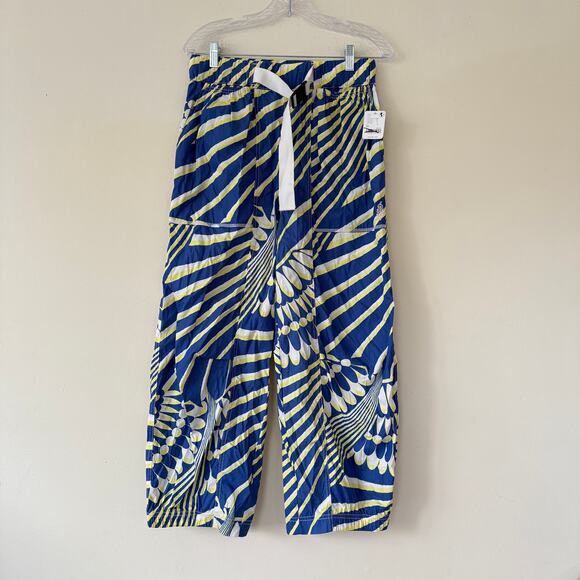 Free People Women's Blue Wave Combo Offsides Pants Printed Size XS NWT - Picture 2 of 7